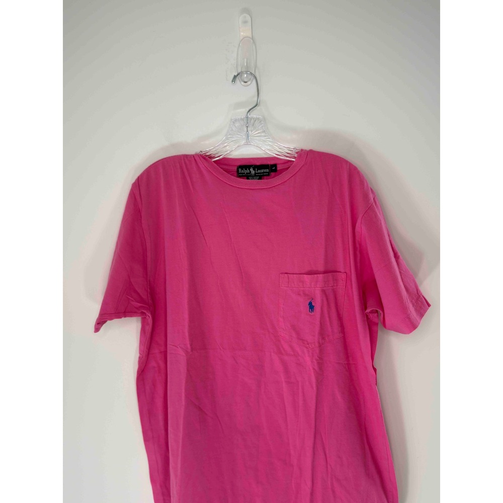 Ralph Lauren T-Shirt Women's Pink Cotton Small Pony Short Sleeve Casual Large‎ - Picture 2 of 12